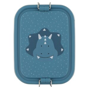 Mały stalowy lunch box - Triceratops Trixie Baby