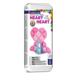Klocki Magnetyczne microMAGS Heart to Heart Travel 26 el. Magna-Tiles