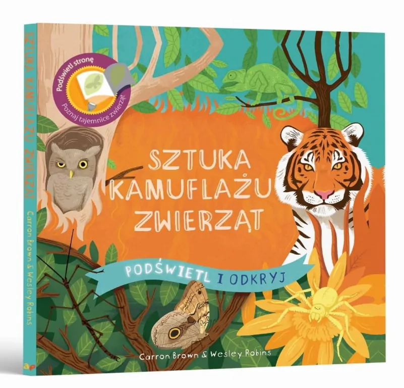 Sztuka kamuflażu zwierząt. Podświetl i odkryj