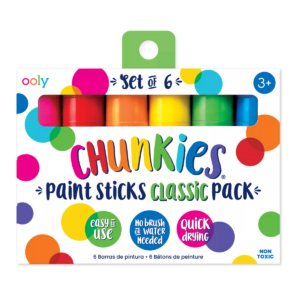 Farba w Kredce Chunkies 6 szt. Klasyczne Kolory