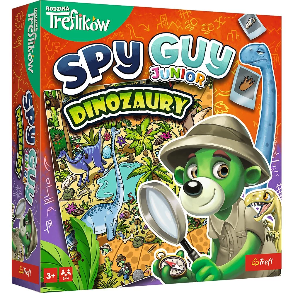 Gra planszowa Spy Guy Junior dinozaury