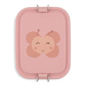 Mały stalowy lunch box - Motyl Trixie Baby