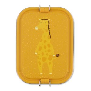 Duży stalowy lunch box - Żyrafa Trixie Baby