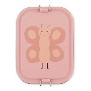 Duży stalowy lunch box - Motyl Trixie Baby
