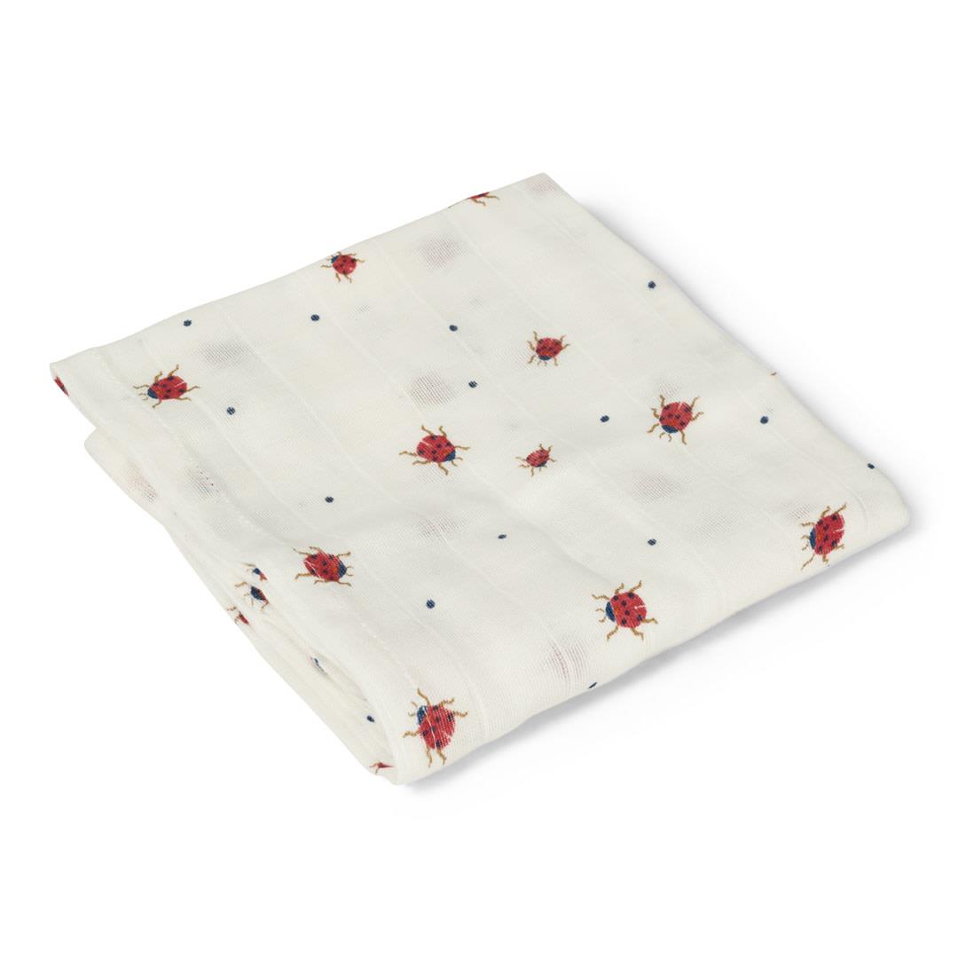 Muślinowe pieluszki 6 pack 70x70 cm Ladybug