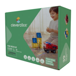 CLEVERCLIXX - klocki magnetyczne Fire Rescue Pack Intense - 39 el.