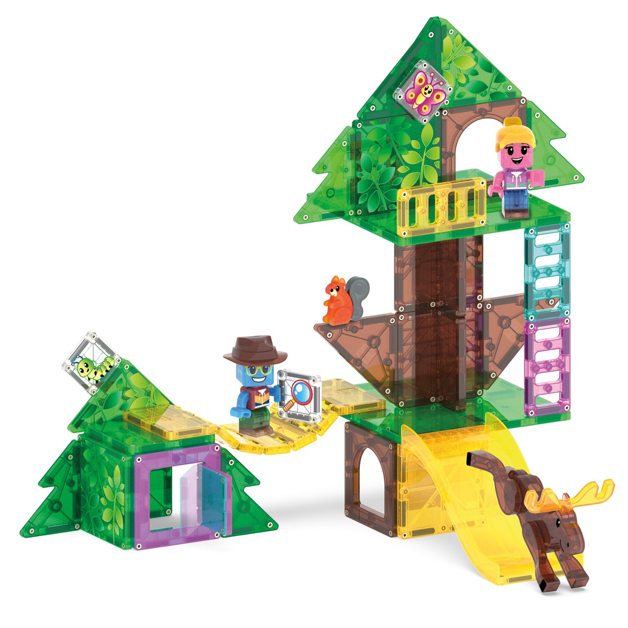 Klocki Magnetyczne Tree Top Adventure 42 el Magna-Tiles