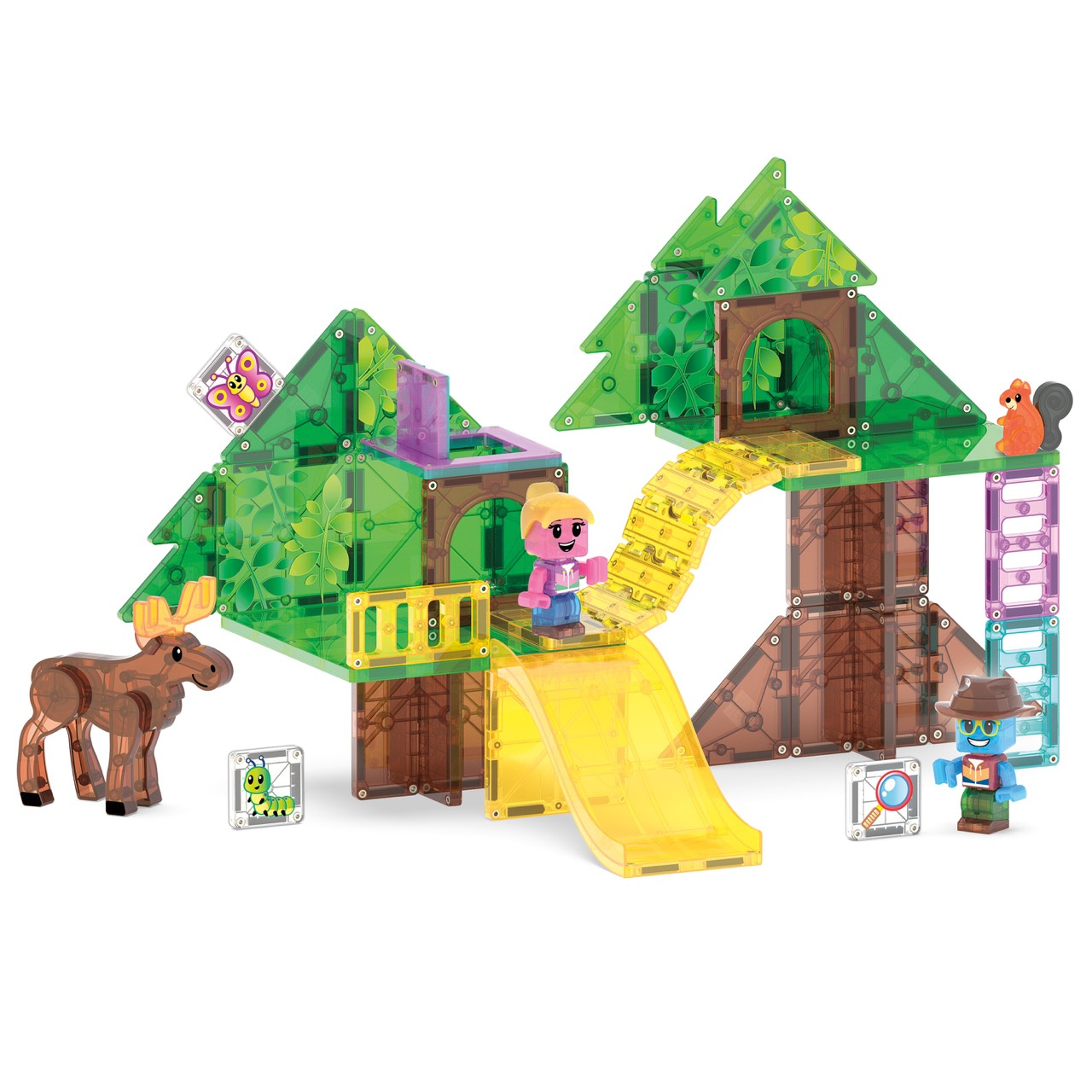 Klocki Magnetyczne Tree Top Adventure 42 el Magna-Tiles