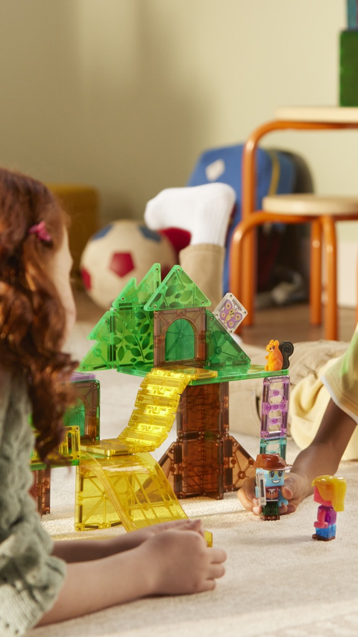 Klocki Magnetyczne Tree Top Adventure 42 el Magna-Tiles