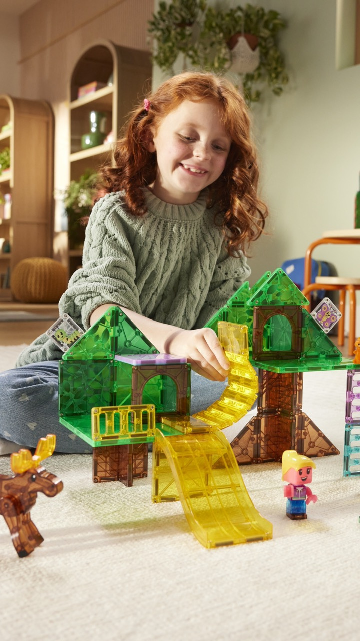 Klocki Magnetyczne Tree Top Adventure 42 el Magna-Tiles