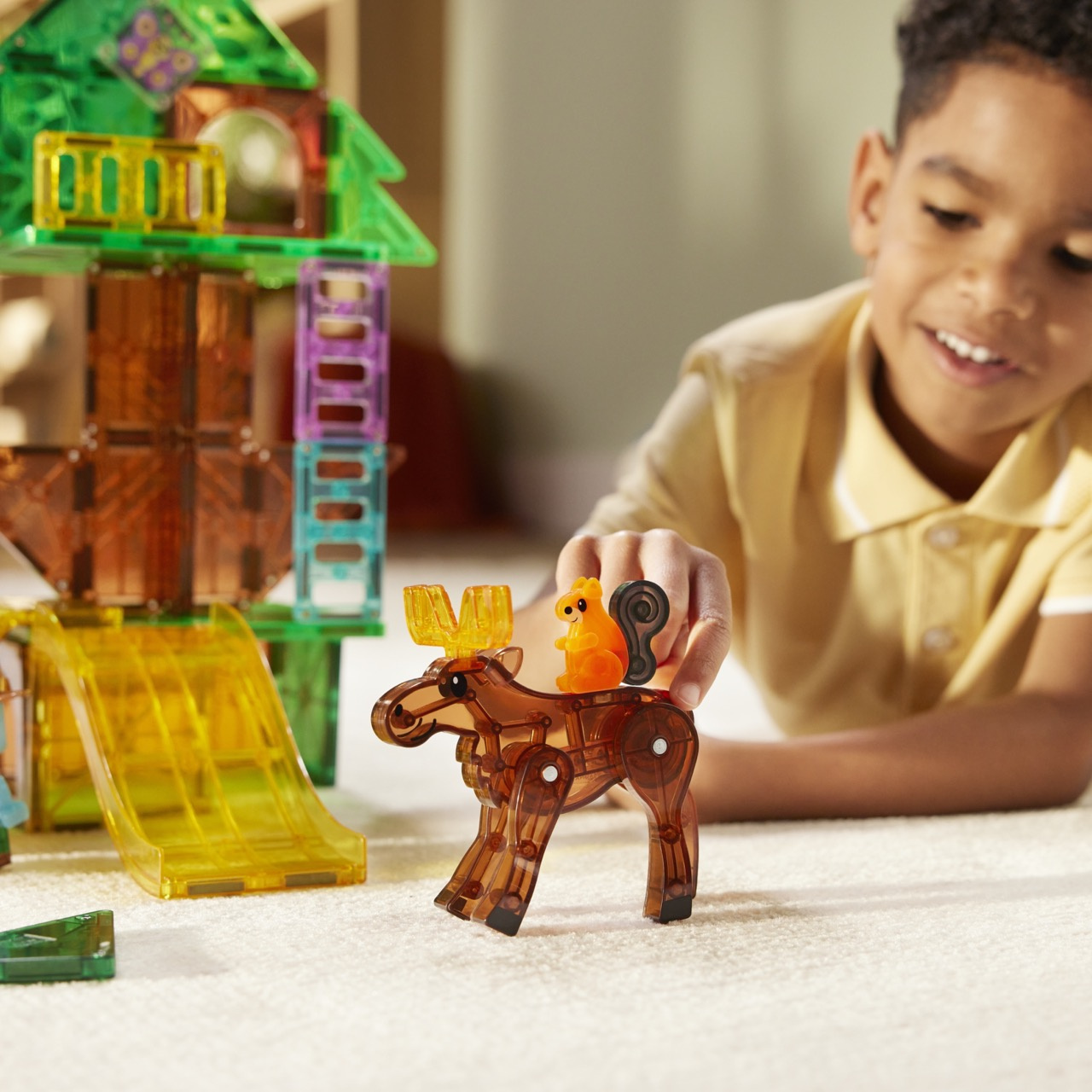 Klocki Magnetyczne Tree Top Adventure 42 el Magna-Tiles