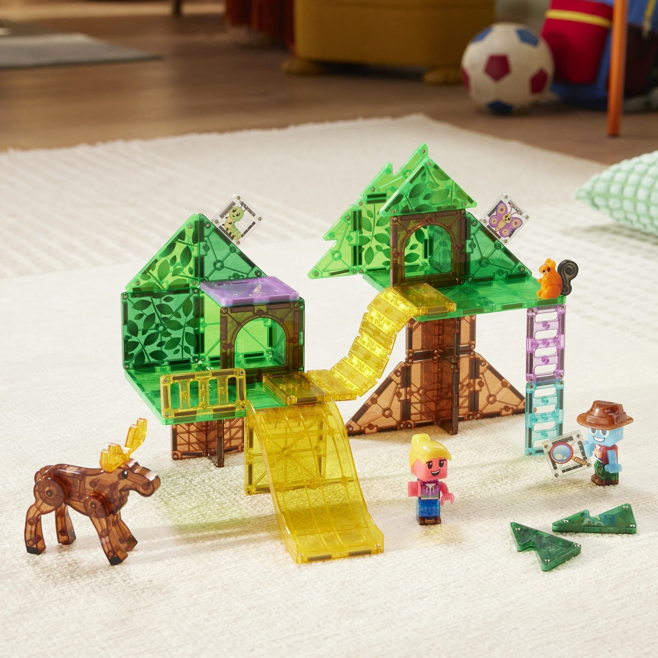 Klocki Magnetyczne Tree Top Adventure 42 el Magna-Tiles